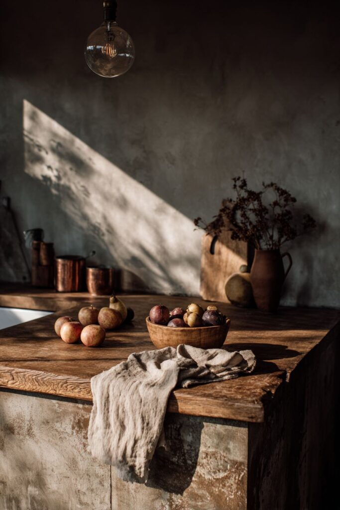 Rustic Butcher Block Charm