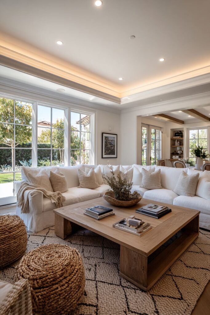 Crown Molding LED Strip Installation for Ambient Ceiling Lighting