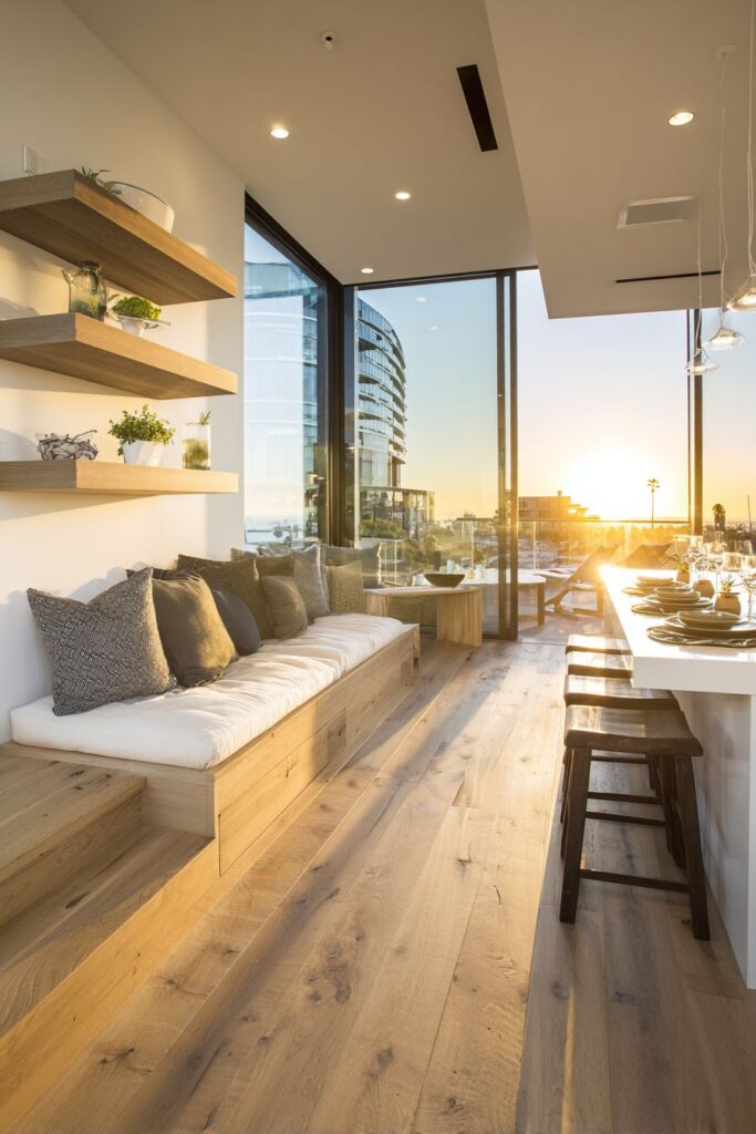 Built-In Storage with Sectional Sophistication