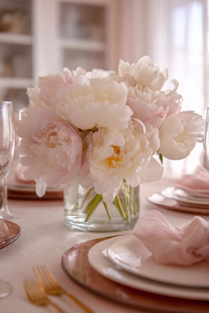 Understated Dining Room Romance with Natural Elements