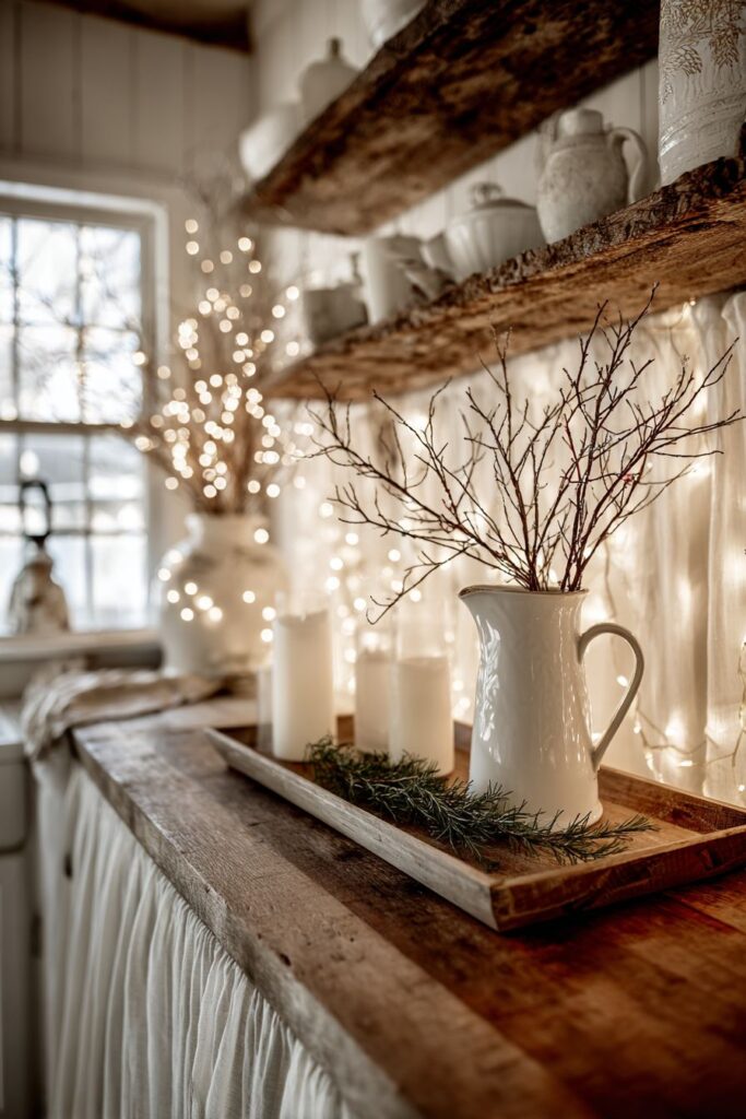 Cottage-Style Warmth with Natural Winter Elements