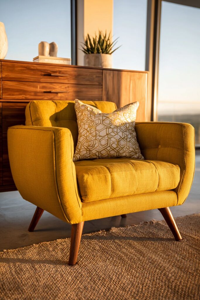 Mid-Century Magic: Iconic Yellow Statement