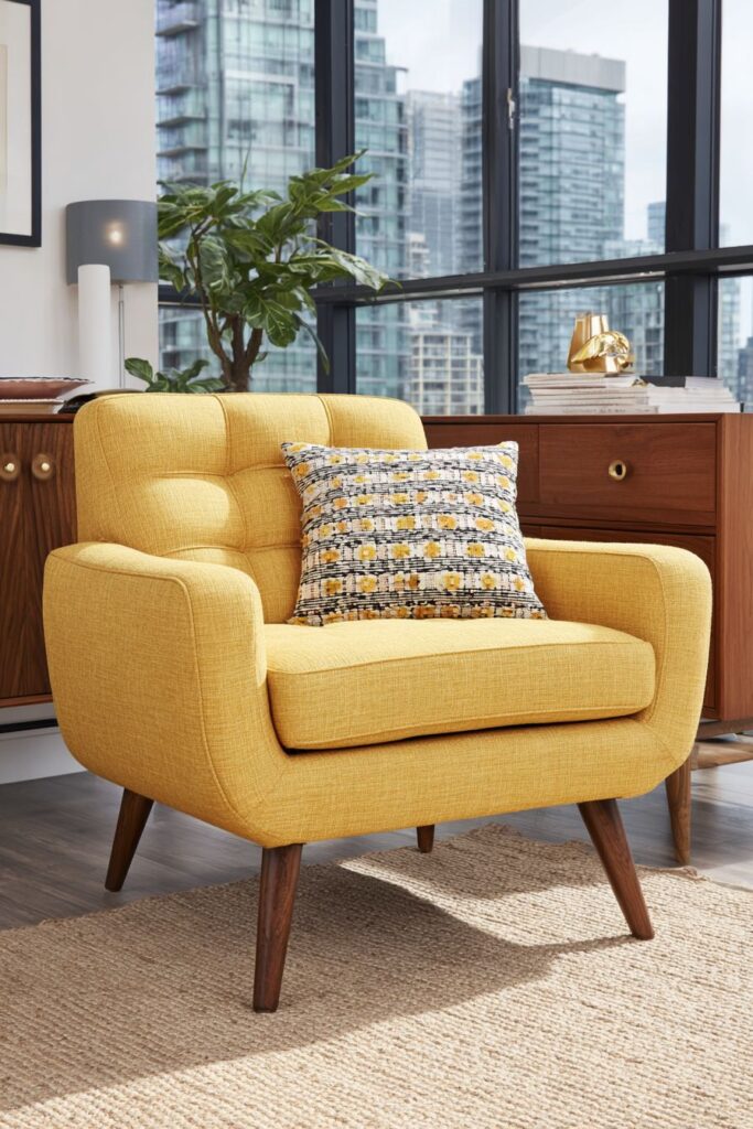 Mid-Century Magic: Iconic Yellow Statement