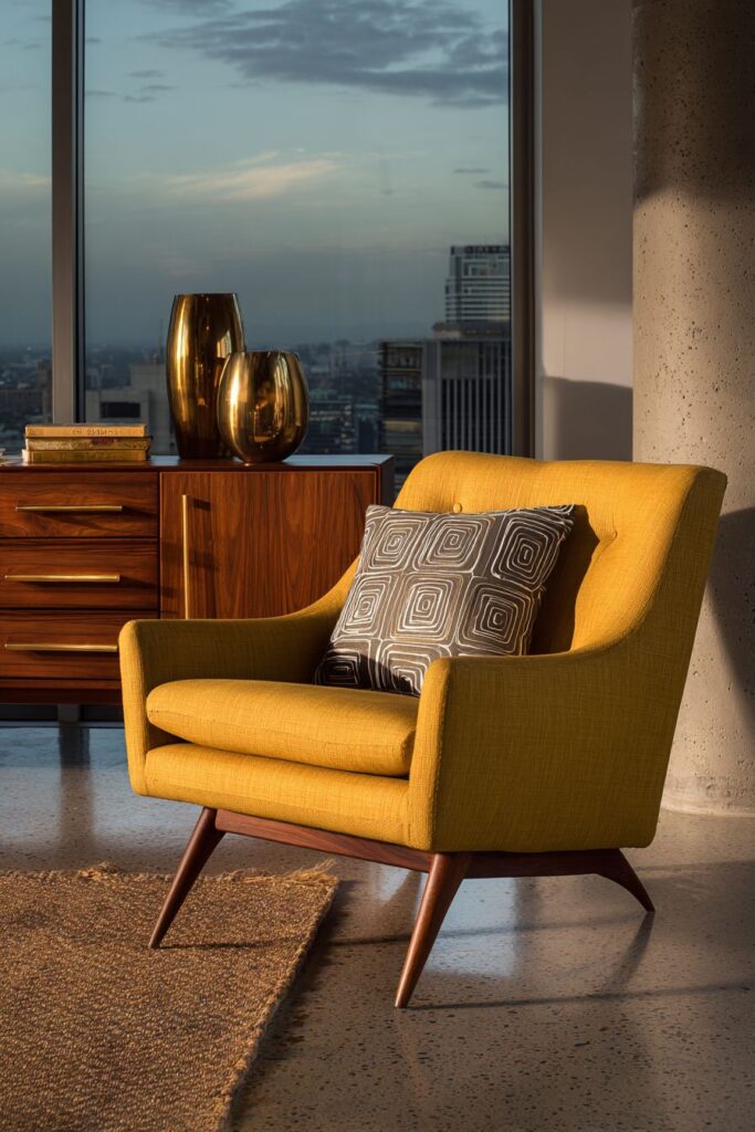 Mid-Century Magic: Iconic Yellow Statement
