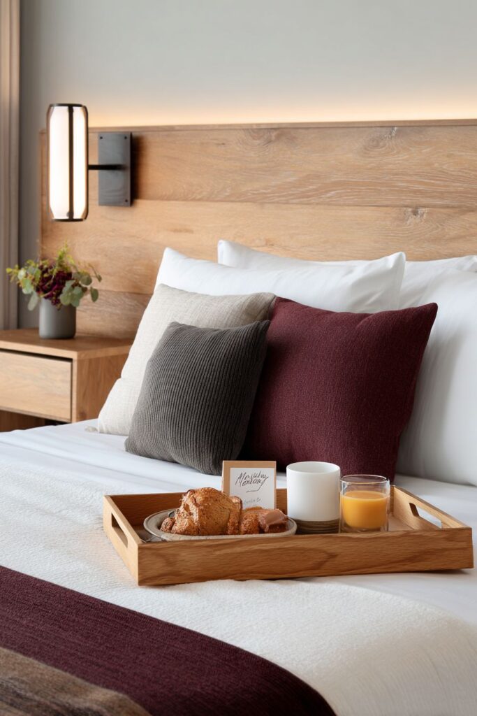 Movie Night Bedroom with Projection Setup