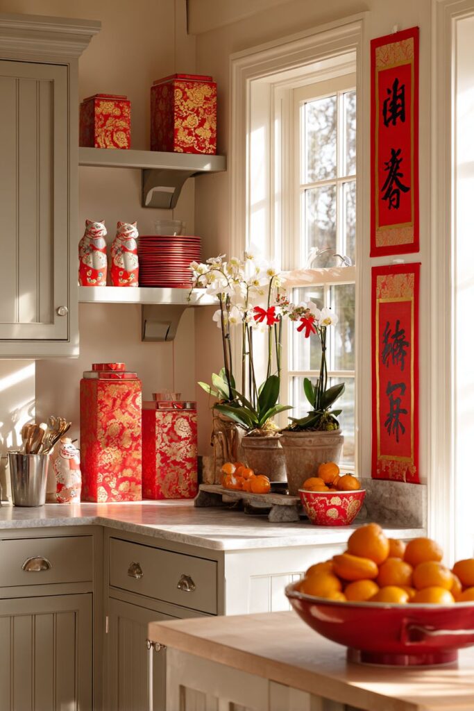 Practical Kitchen with Functional Festivity