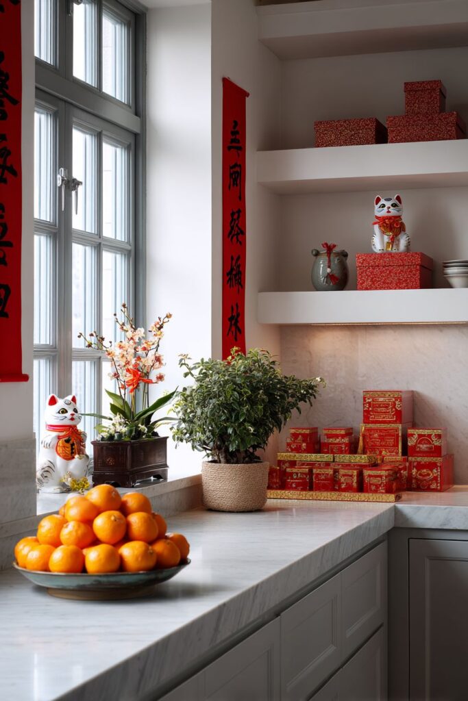 Practical Kitchen with Functional Festivity