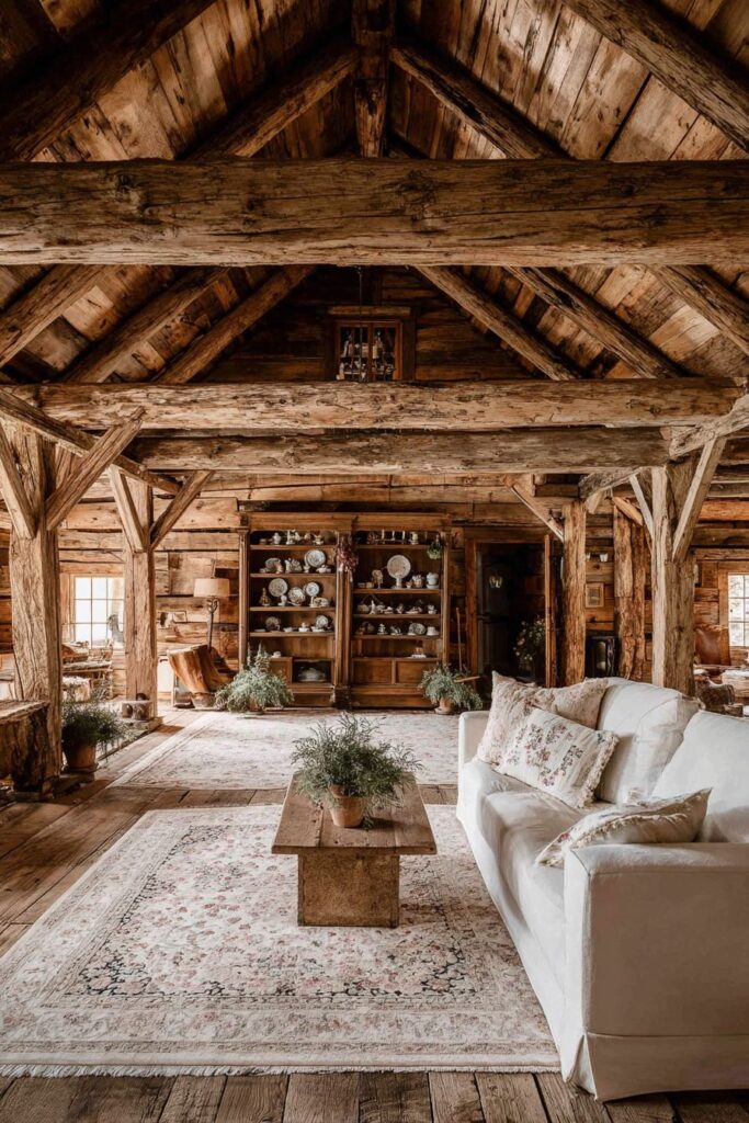 Rustic Entertainment Center with Country Elegance