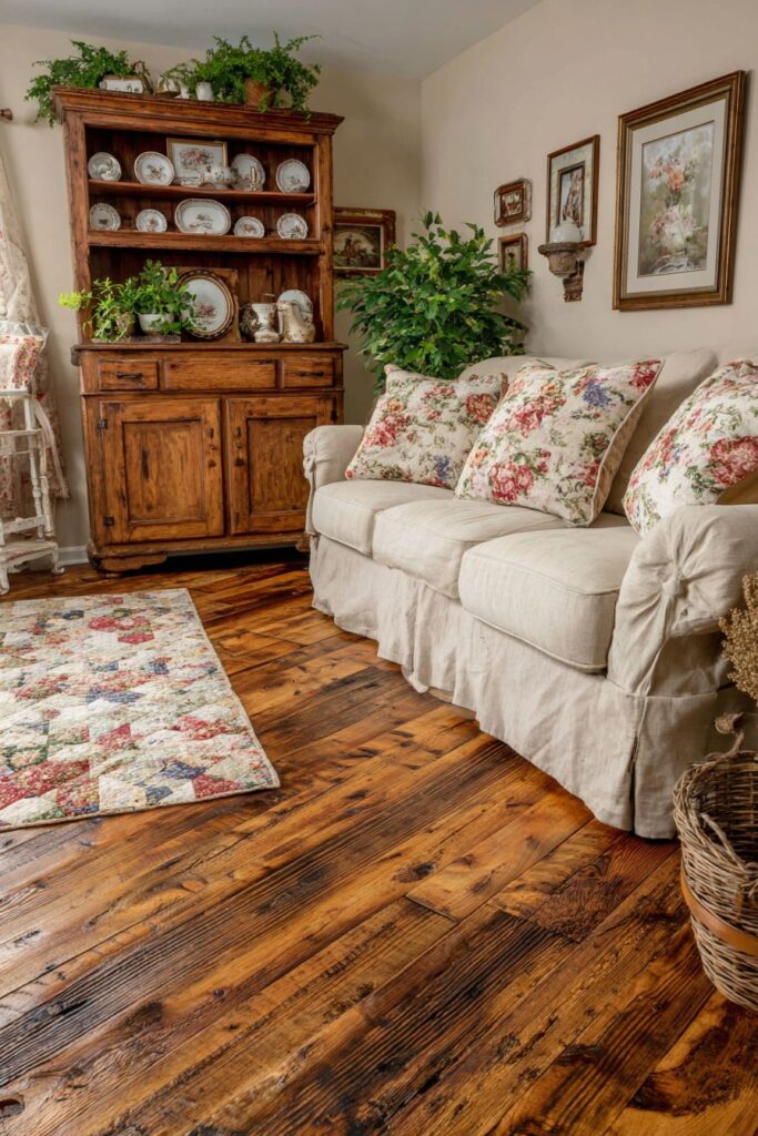 Rustic Entertainment Center with Country Elegance