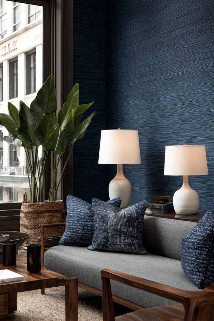 Textured Grasscloth Sophistication