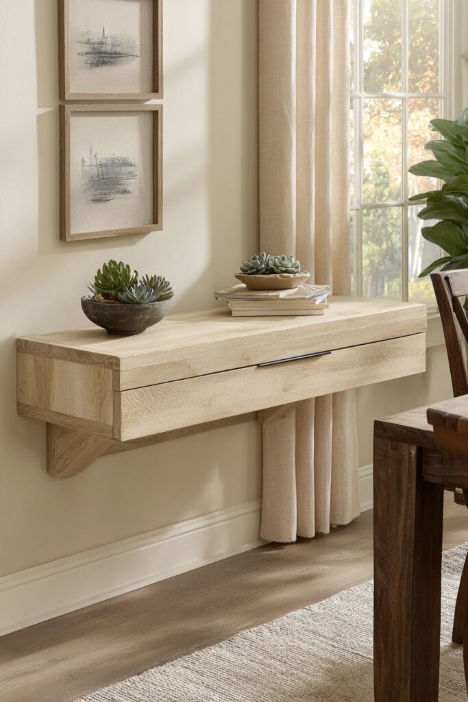 Narrow Space-Saving Console for Compact Living