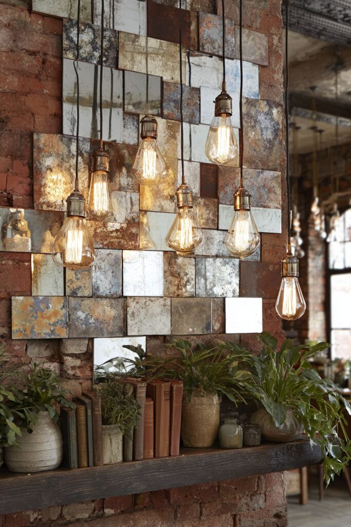  Artistic Patchwork Backsplash Design