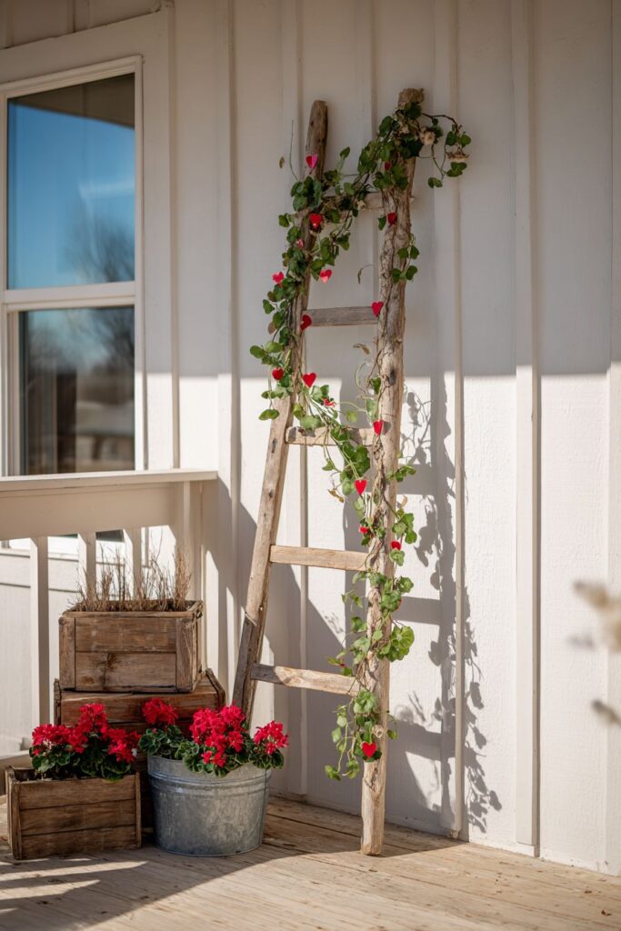 Cotton Stem & Rose Centerpiece