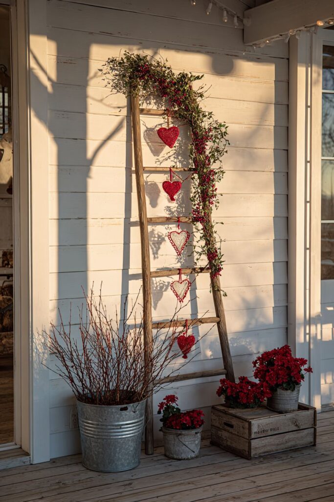 Cotton Stem & Rose Centerpiece