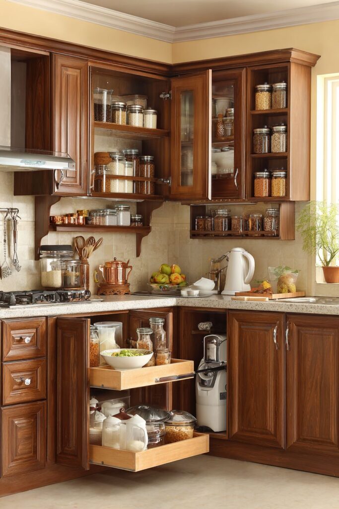 Space-Efficient Urban Indian Kitchen Solutions