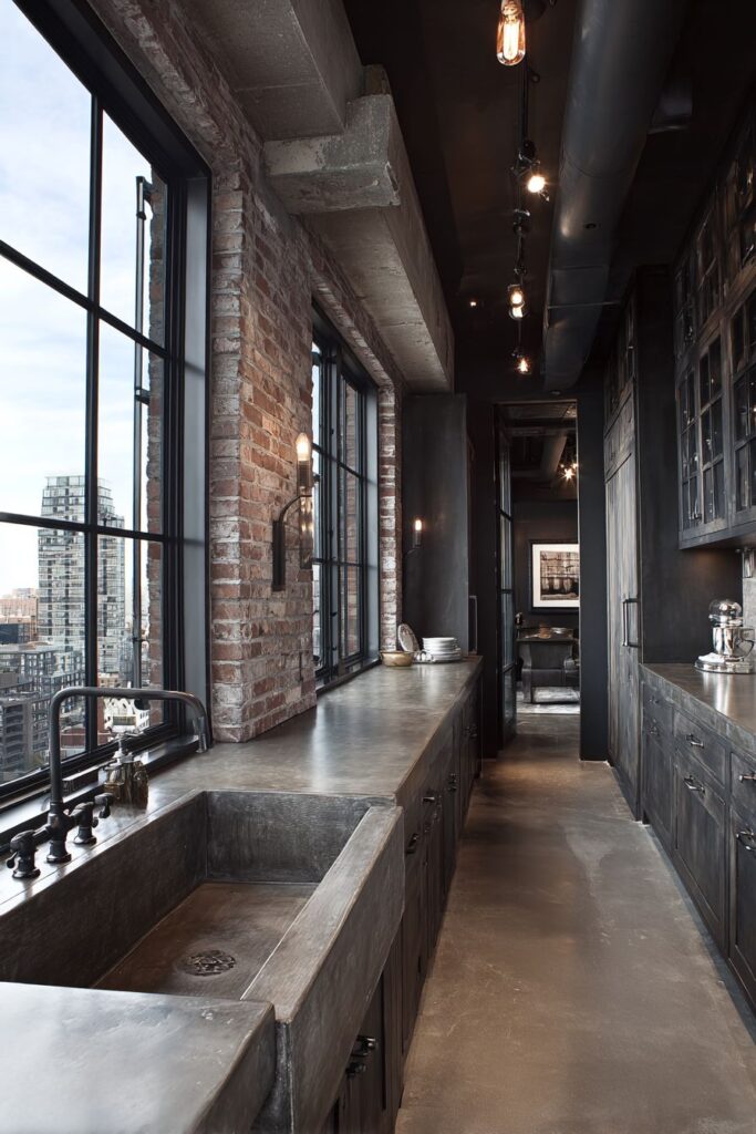 Industrial Kitchen Aesthetic