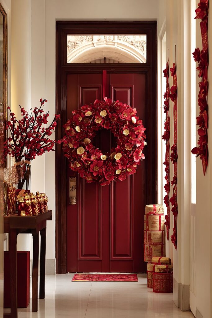 Elegant Entryway with Prosperity Welcome