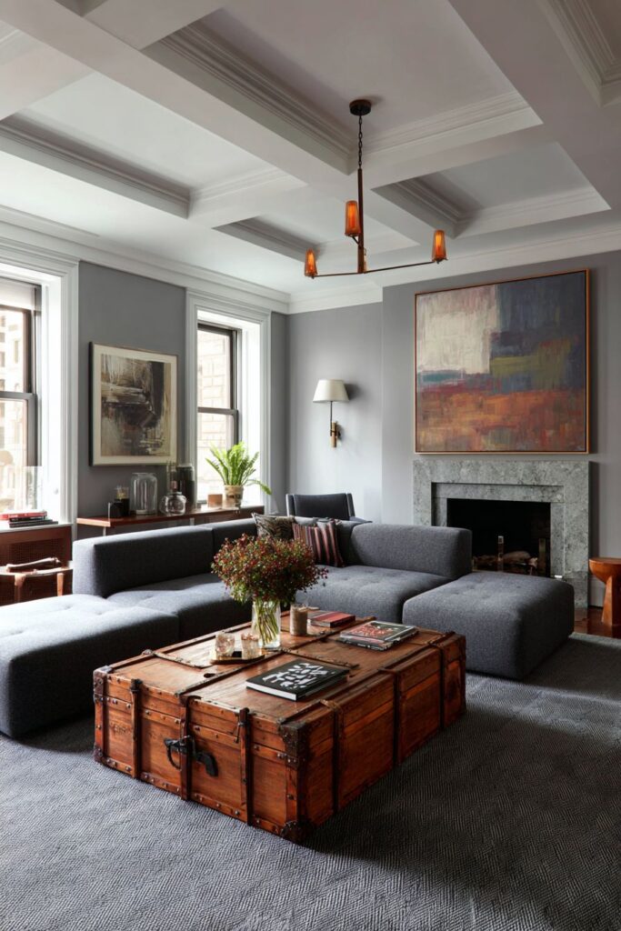 Sophisticated Contrast with Marble and Modernity