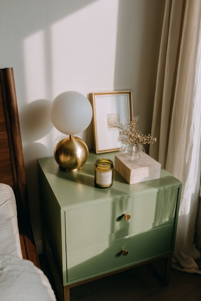 Bedroom Nightstand Sanctuary Setup