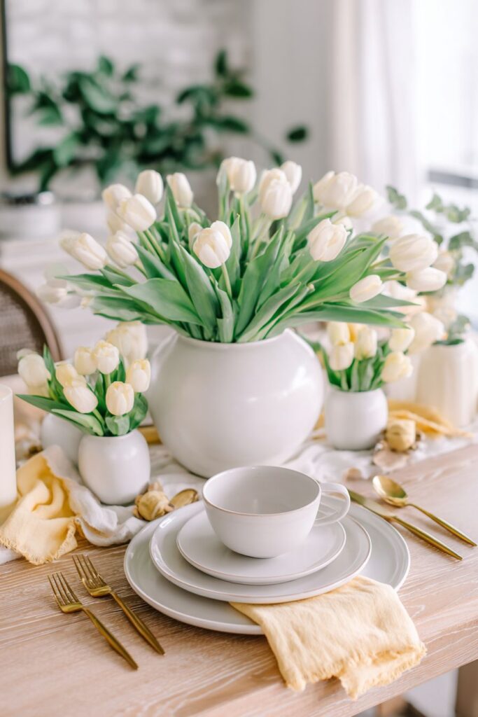 Modern Minimalist with Spring Accents