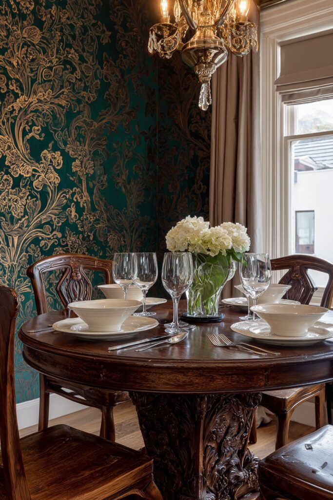 Intimate Round Table Elegance