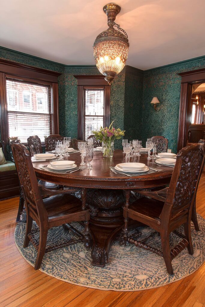 Intimate Round Table Elegance