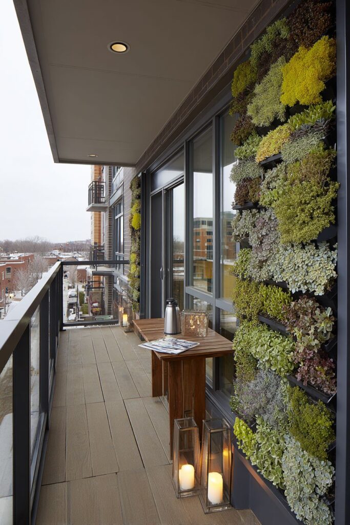 Vertical Garden Wall System for Space Efficiency