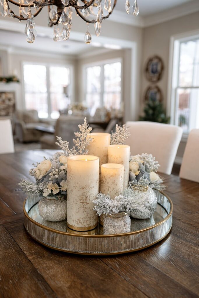 Elegant Dining Room Centerpiece