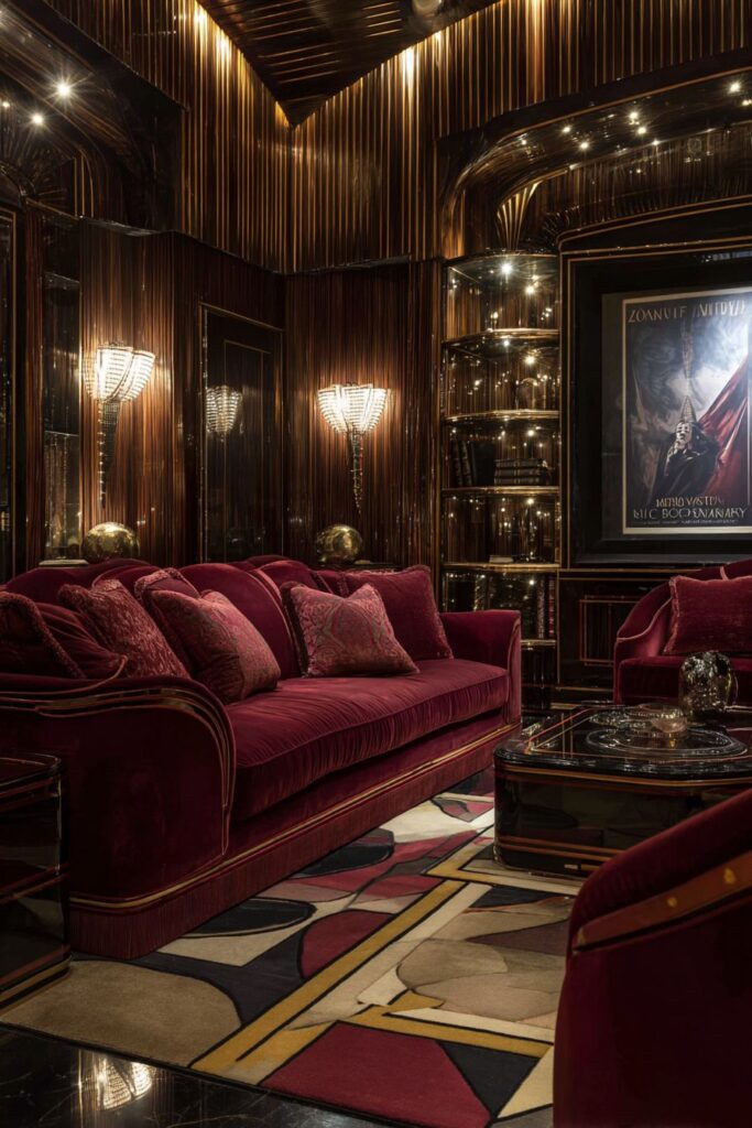 Entertainment Glamour with Custom Built-In Sophistication