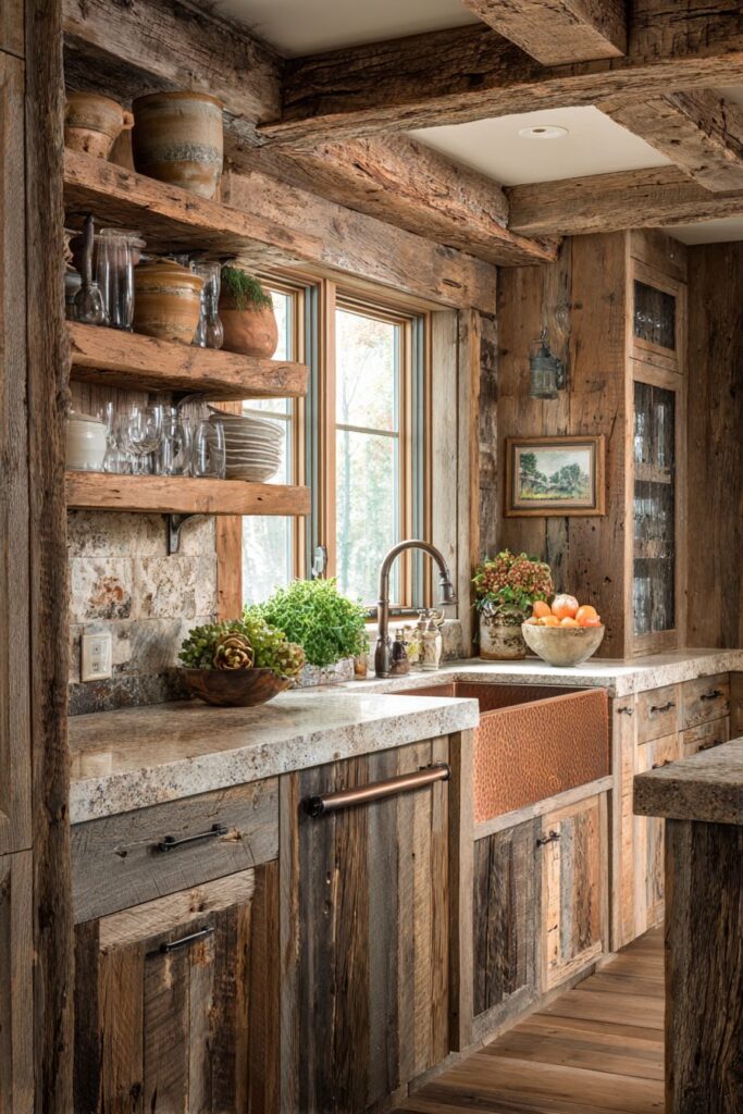 Rustic Reclaimed Barn Wood Character