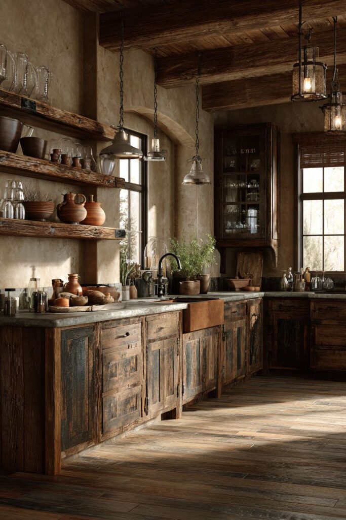 Rustic Reclaimed Barn Wood Character