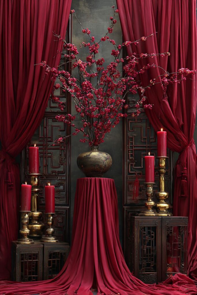 Sophisticated Mantelpiece Arrangement