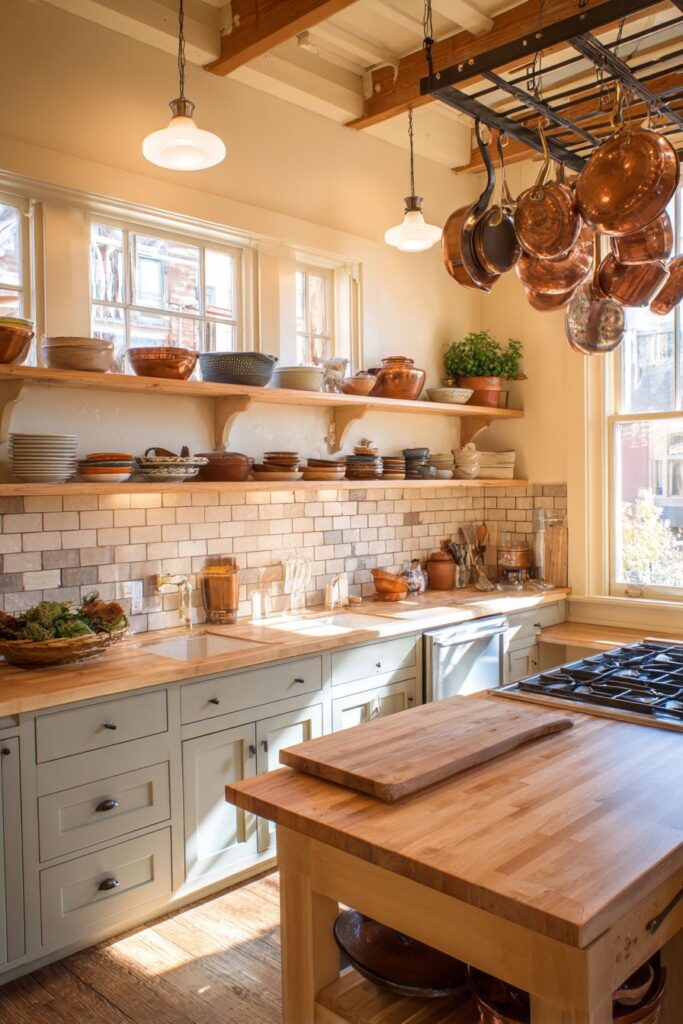 Functional Cottage Kitchen Workspace