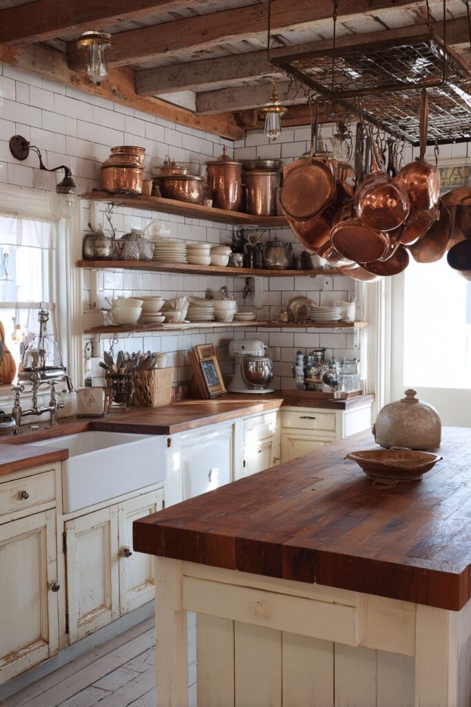 Functional Cottage Kitchen Workspace