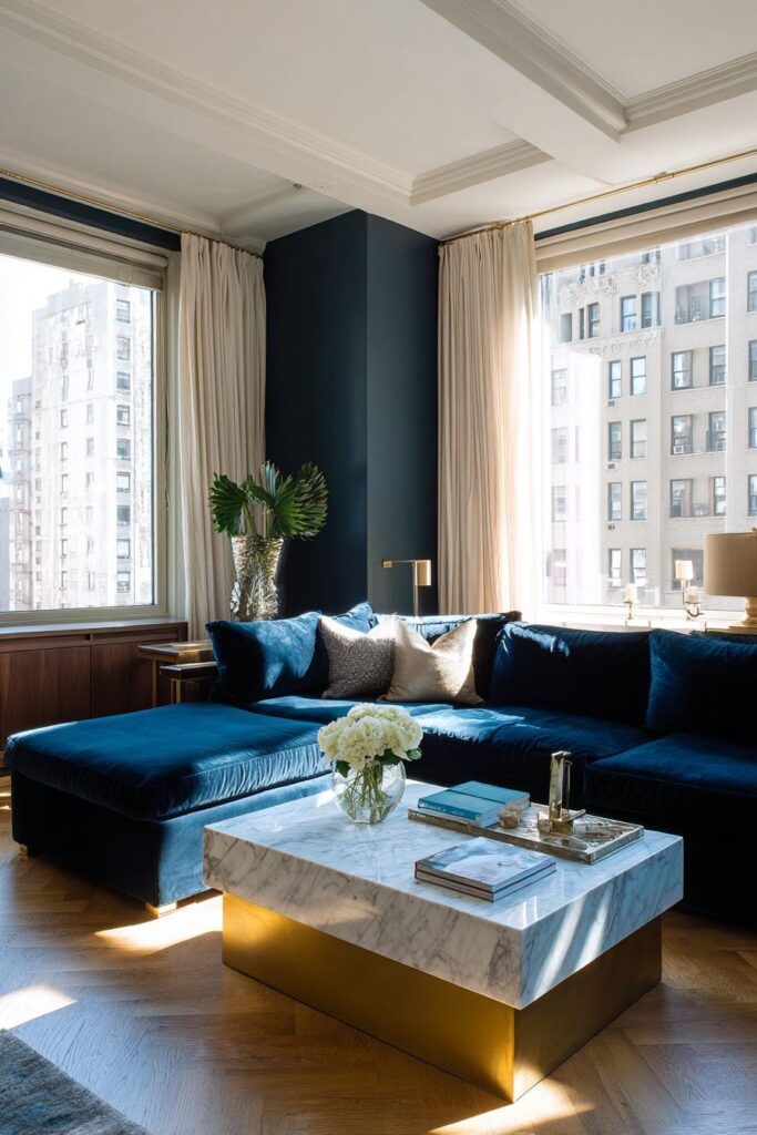 Luxurious L-Shaped Conversation