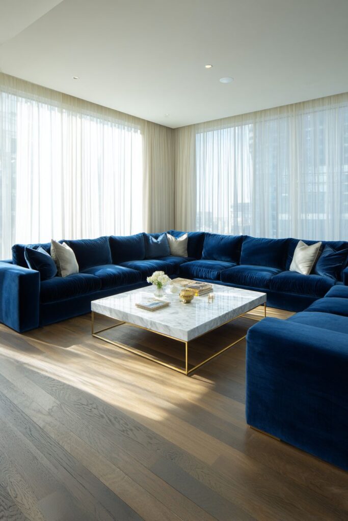 Luxurious L-Shaped Conversation