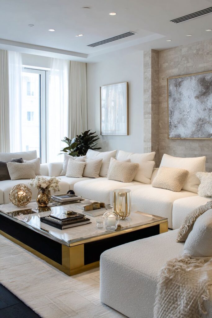 Contemporary Classic with Ivory Sophistication