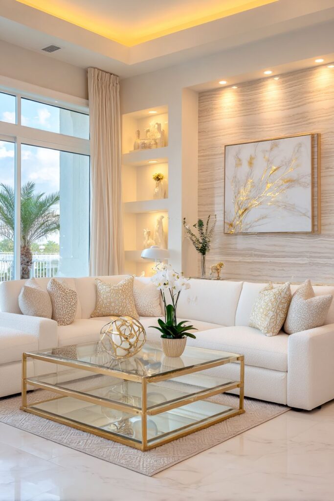 Contemporary Classic with Ivory Sophistication