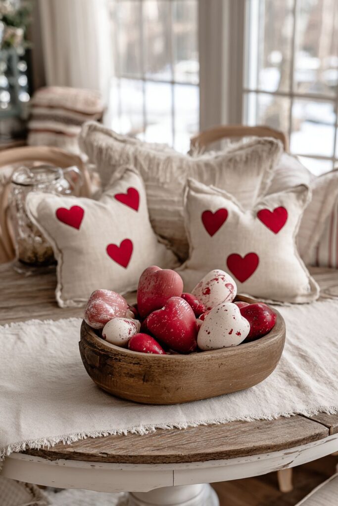 Farmhouse Valentine Table Runner