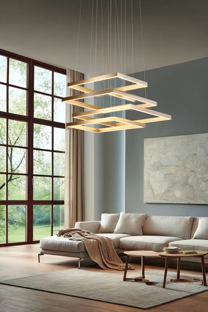 Scandinavian-Inspired Linear LED Pendant Lighting