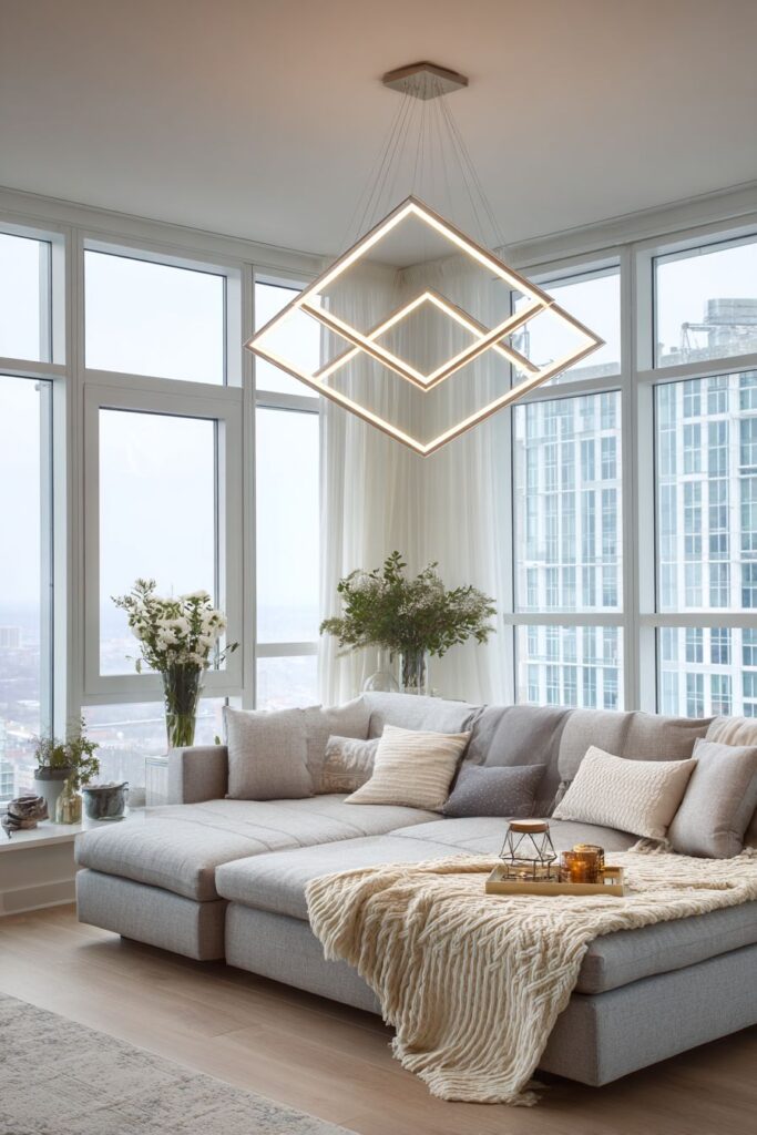 Scandinavian-Inspired Linear LED Pendant Lighting