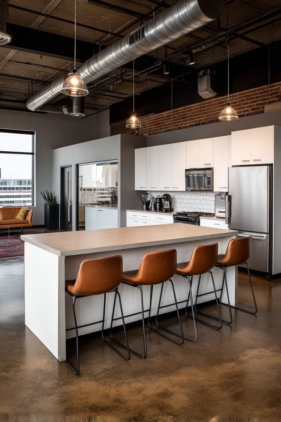 Industrial-Modern Ceiling Statement