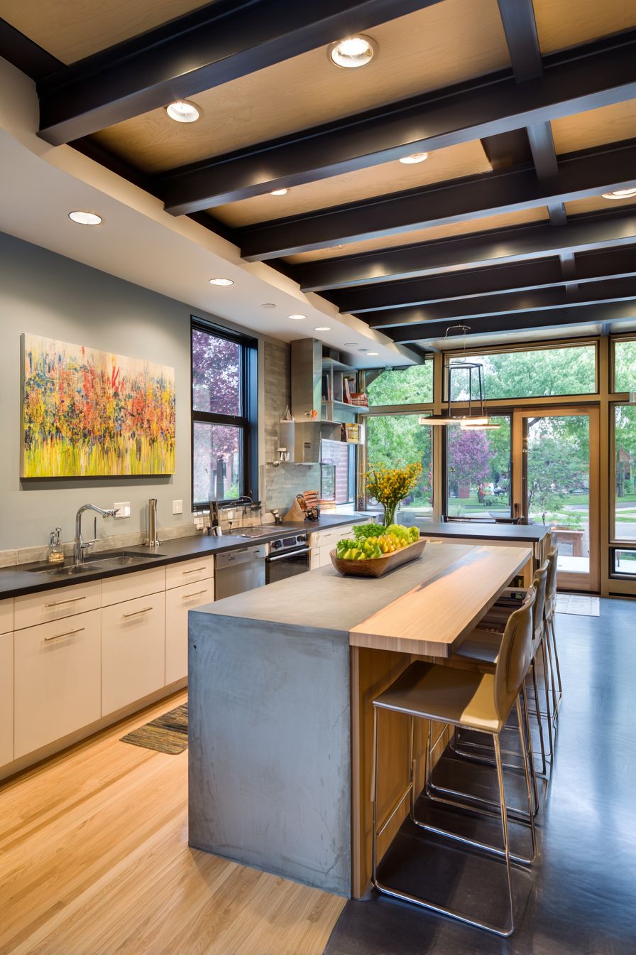 Industrial-Modern Ceiling Statement