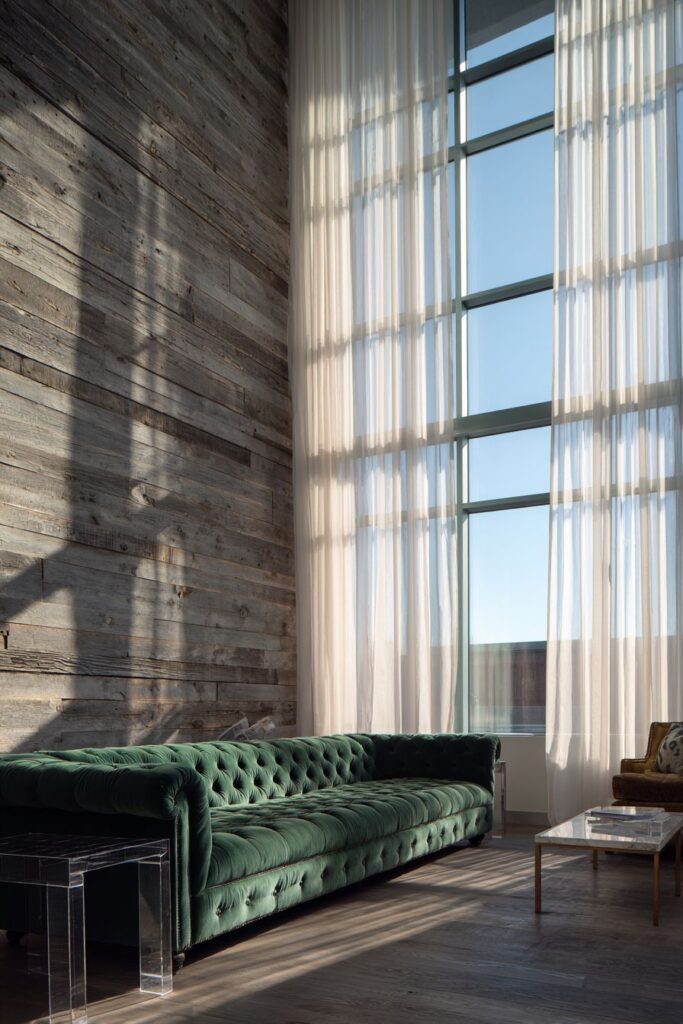 Velvet Luxury Meets Transparent Minimalism