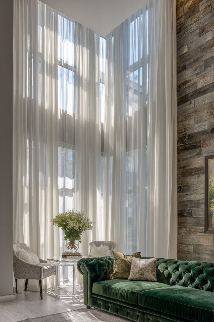 Velvet Luxury Meets Transparent Minimalism