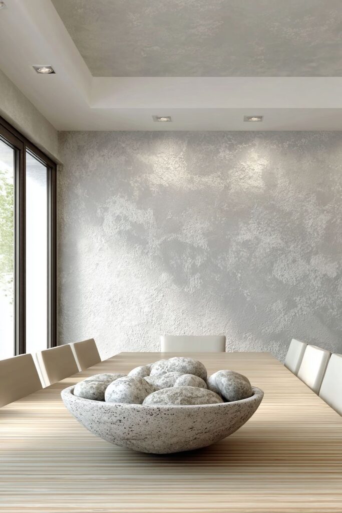 Minimalist Blonde Wood and Oatmeal Linen