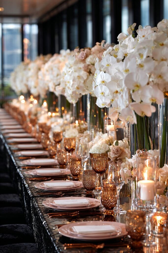 Glamorous Rose Gold Romance