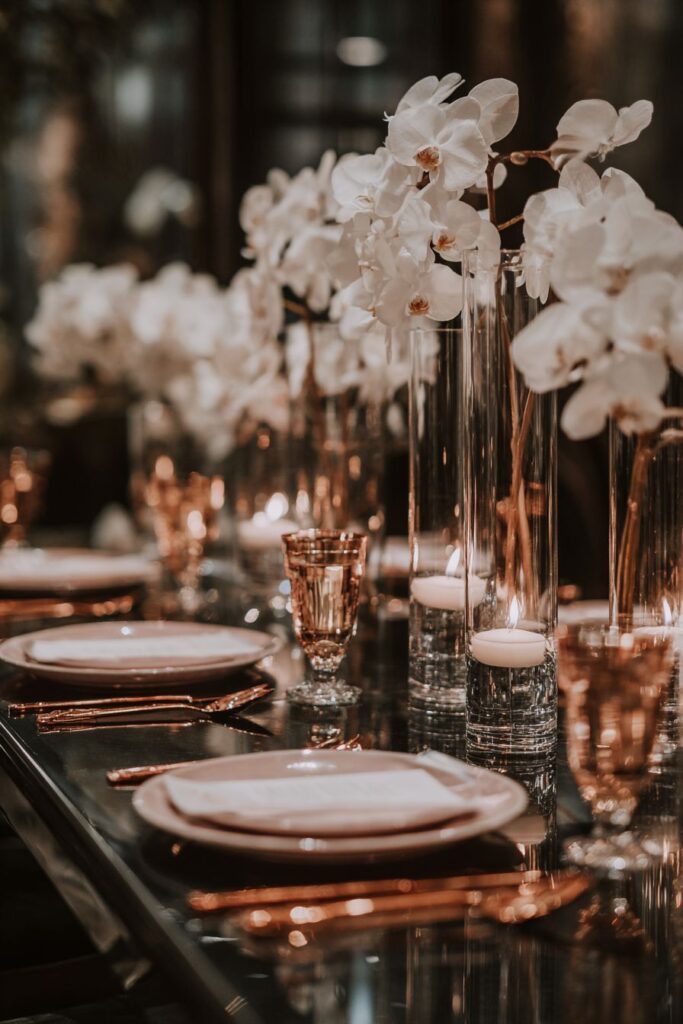 Glamorous Rose Gold Romance