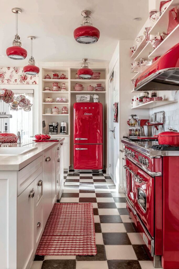 Vintage Red Appliance Charm