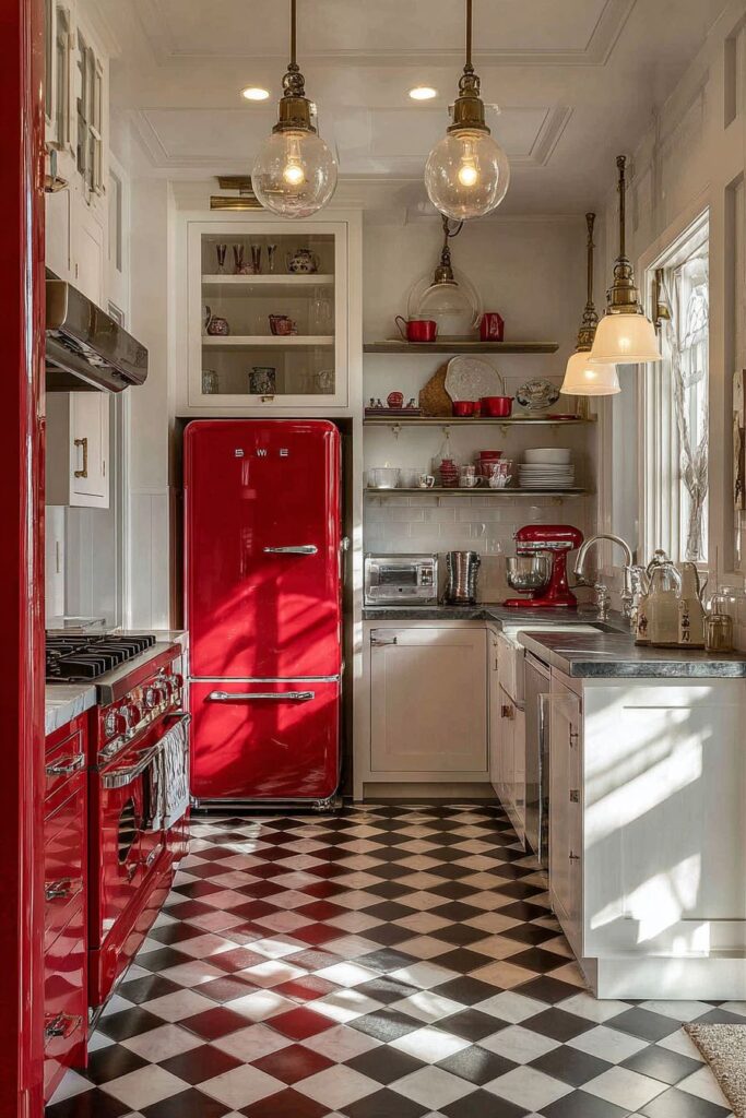 Vintage Red Appliance Charm